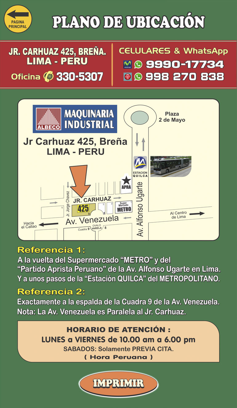 Dirección: Calle Río Caplina 109 Urb. Sta. Isolina 1era. Etapa, Lima 07